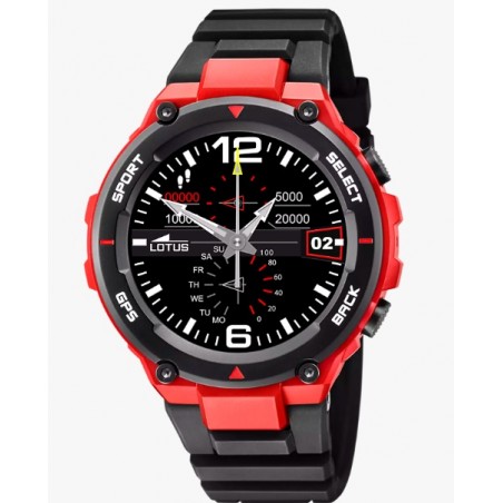 Smartwatch Lotus 50024/1 con gps, correa de caucho