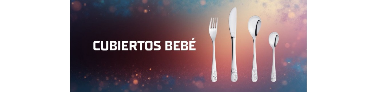 Cubiertos de bebé | Joyería para bebés práctica y elegante