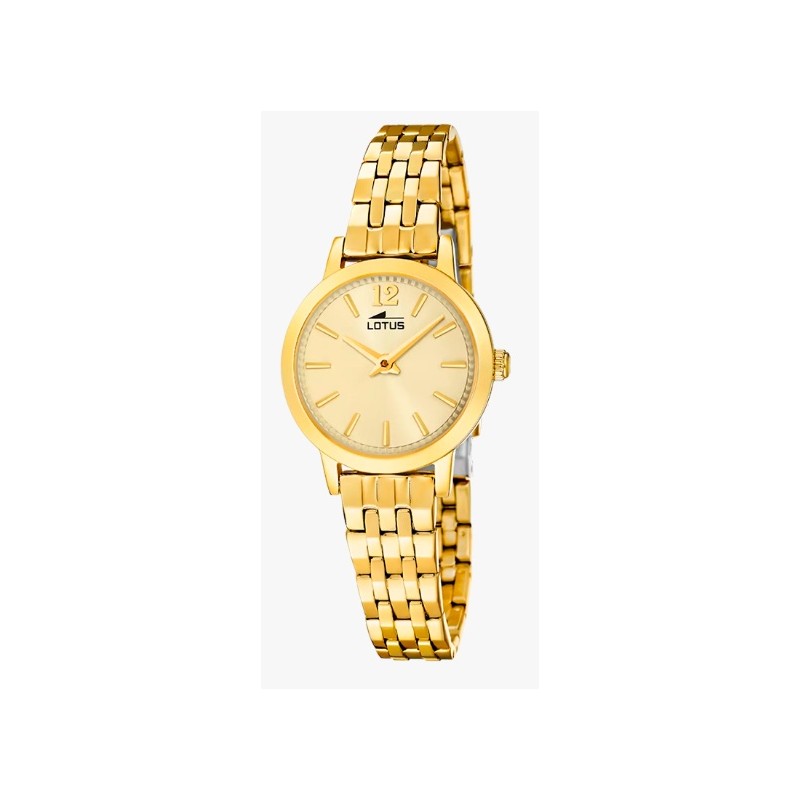 tendencia reloj dorado mujer